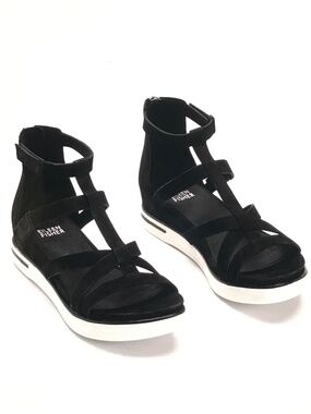 EILEEN FISHER Gladiator Sandals Leather Boho Comfort Shoe Sola Women’s Size 7